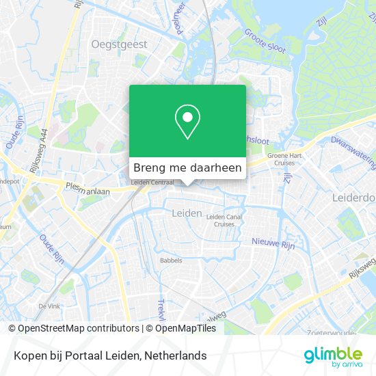 Kopen bij Portaal Leiden kaart