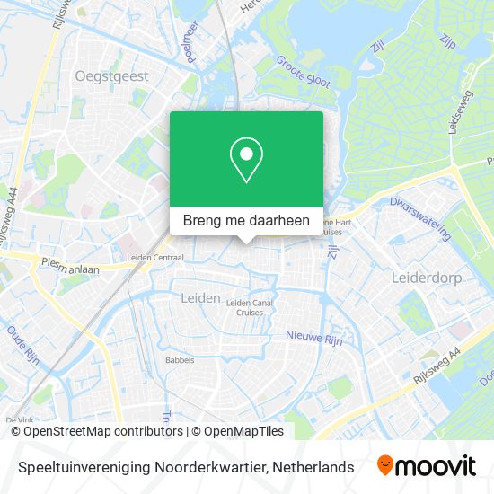 Speeltuinvereniging Noorderkwartier kaart