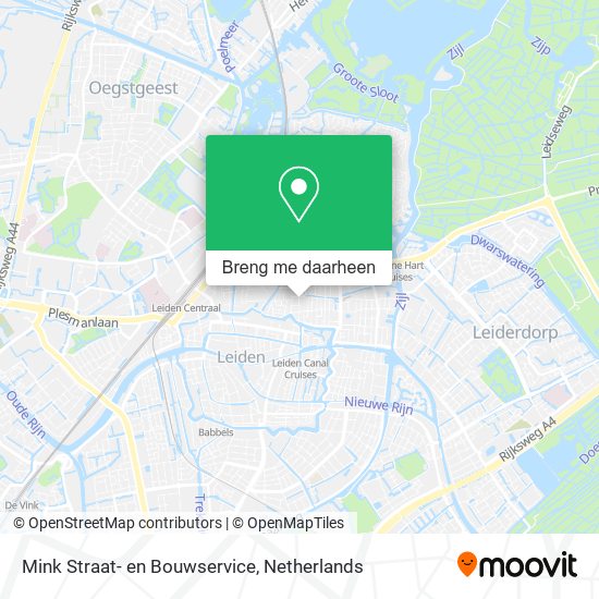 Mink Straat- en Bouwservice kaart