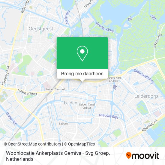 Woonlocatie Ankerplaats Gemiva - Svg Groep kaart