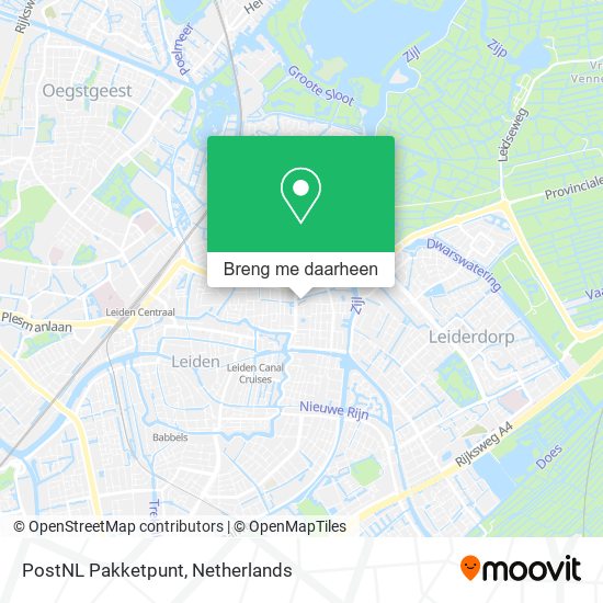 PostNL Pakketpunt kaart