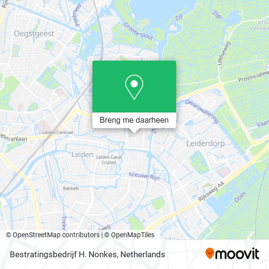 Bestratingsbedrijf H. Nonkes kaart