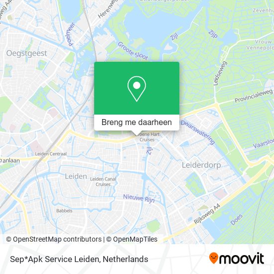 Sep*Apk Service Leiden kaart