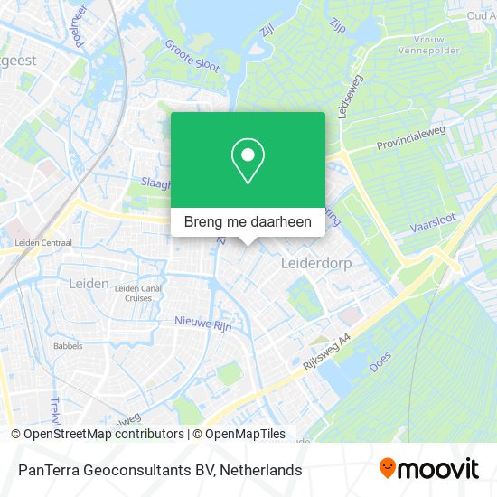 PanTerra Geoconsultants BV kaart