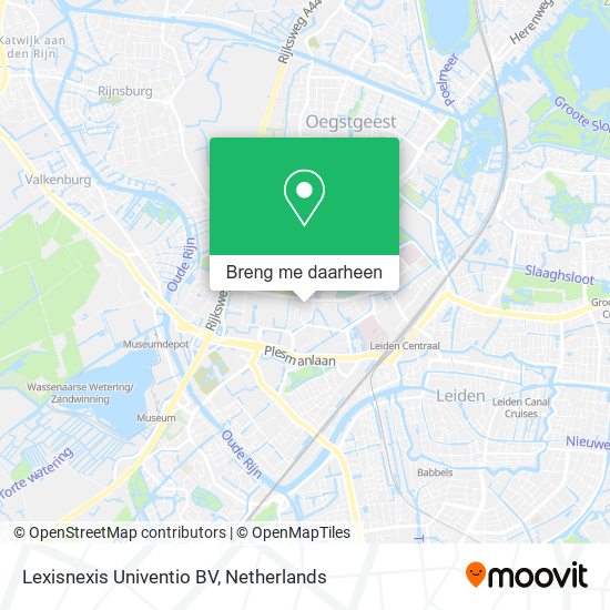 Lexisnexis Univentio BV kaart