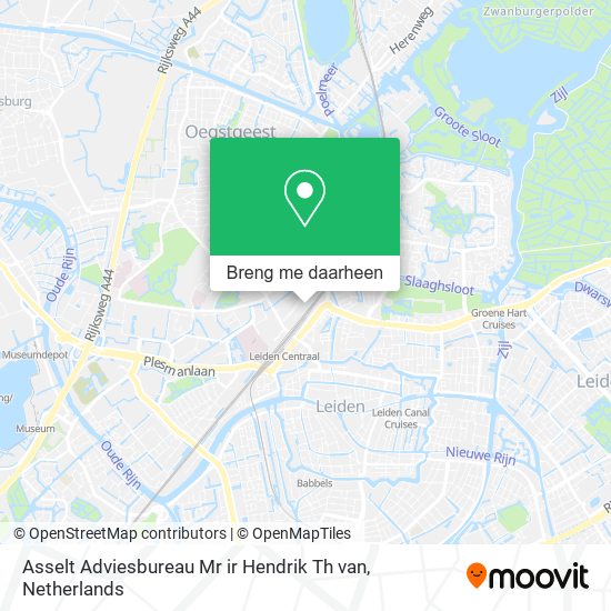 Asselt Adviesbureau Mr ir Hendrik Th van kaart