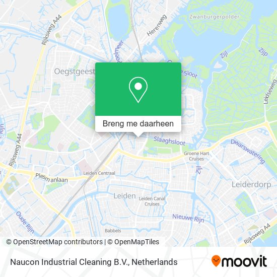 Naucon Industrial Cleaning B.V. kaart