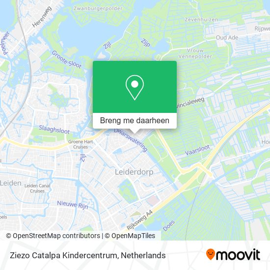 Ziezo Catalpa Kindercentrum kaart