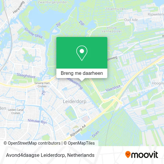 Avond4daagse Leiderdorp kaart