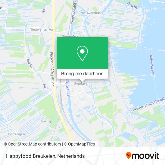 Happyfood Breukelen kaart