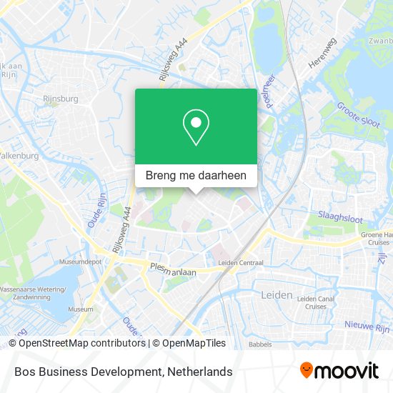 Bos Business Development kaart