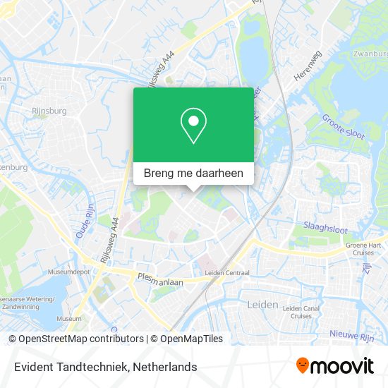 Evident Tandtechniek kaart
