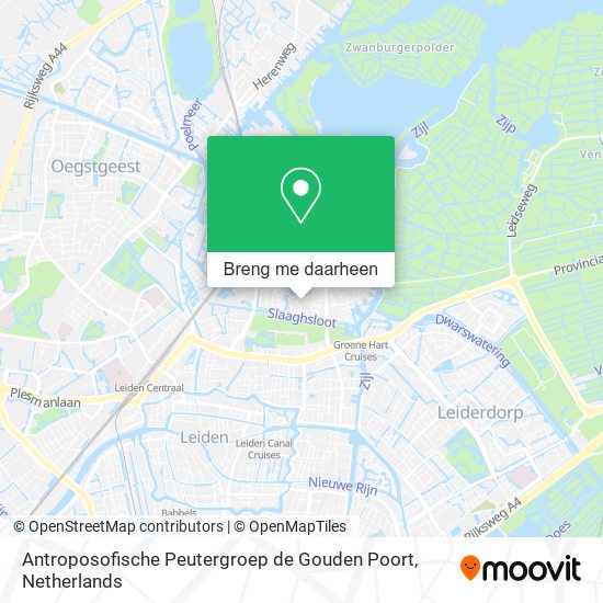 Antroposofische Peutergroep de Gouden Poort kaart