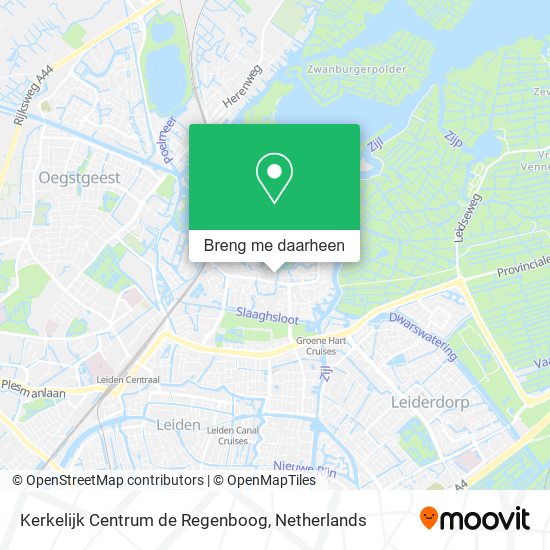 Kerkelijk Centrum de Regenboog kaart