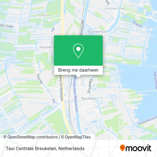 Taxi Centrale Breukelen kaart