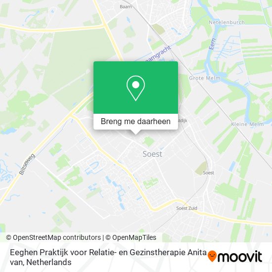 Eeghen Praktijk voor Relatie- en Gezinstherapie Anita van kaart