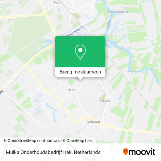 Mulka Onderhoudsbedrijf Irek kaart