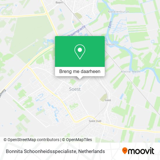 Bonnita Schoonheidsspecialiste kaart