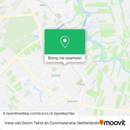 Irene van Doorn Tekst en Communicatie kaart