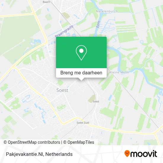 Pakjevakantie.Nl kaart