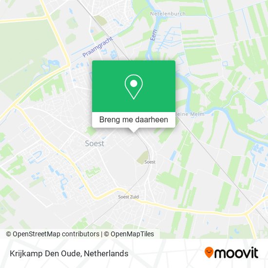 Krijkamp Den Oude kaart