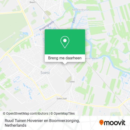 Ruud Tuinen Hovenier en Boomverzorging kaart