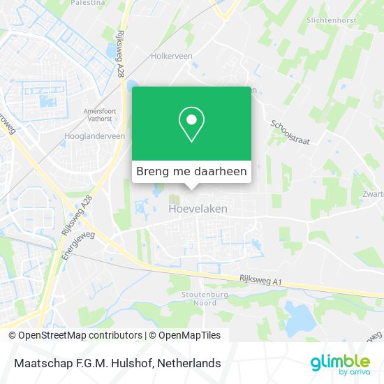 Maatschap F.G.M. Hulshof kaart