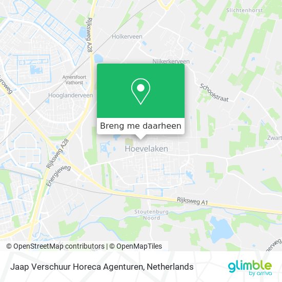 Jaap Verschuur Horeca Agenturen kaart