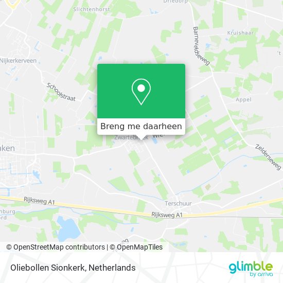 Oliebollen Sionkerk kaart