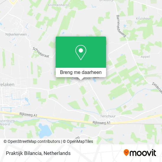 Praktijk Bilancia kaart