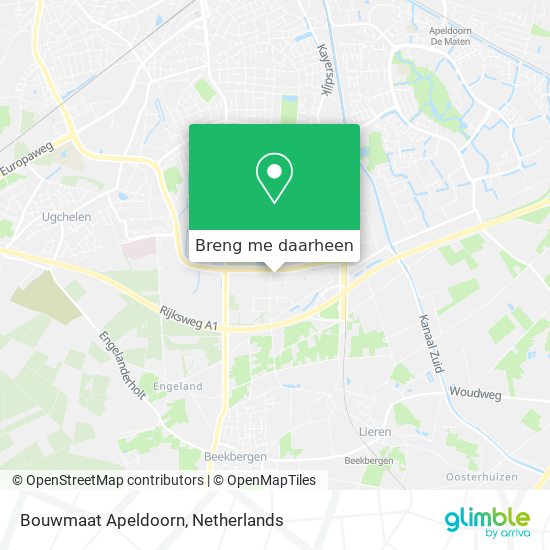 Bouwmaat Apeldoorn kaart