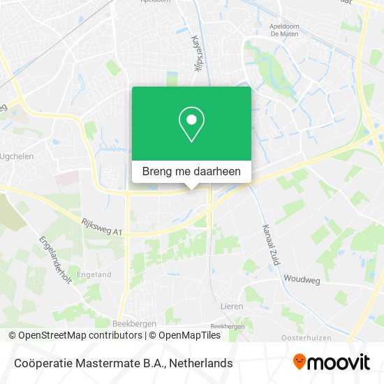 Coöperatie Mastermate B.A. kaart