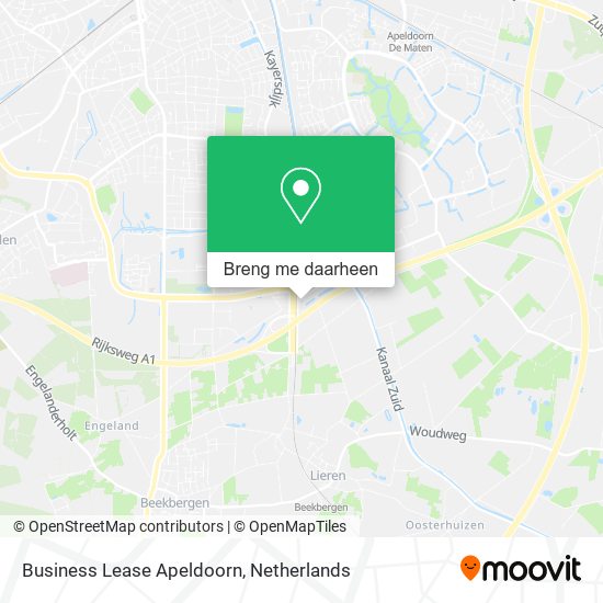 Business Lease Apeldoorn kaart