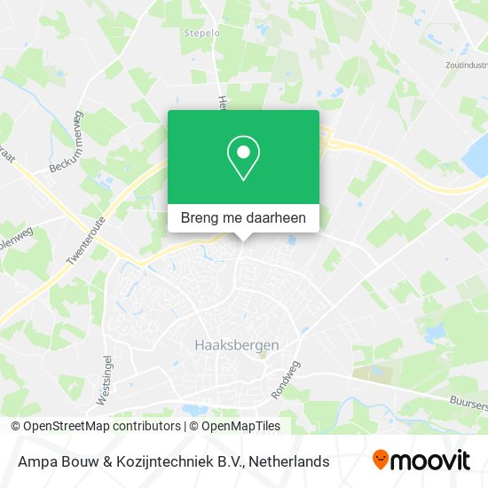 Ampa Bouw & Kozijntechniek B.V. kaart