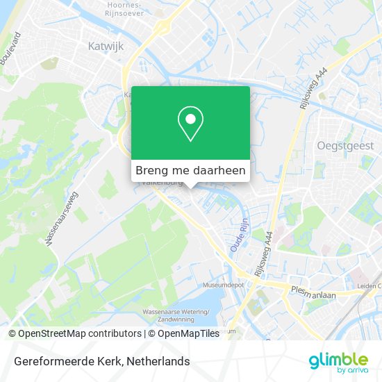 Gereformeerde Kerk kaart