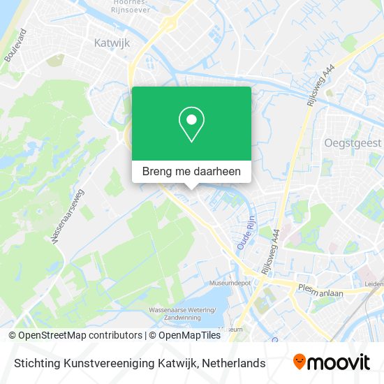 Stichting Kunstvereeniging Katwijk kaart