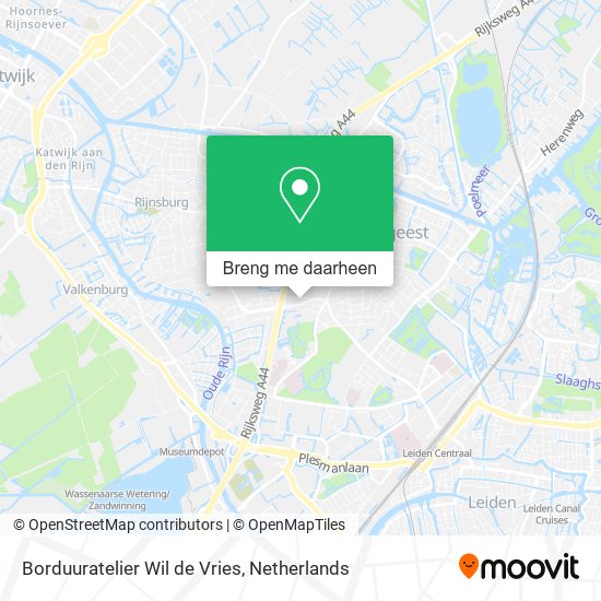 Borduuratelier Wil de Vries kaart