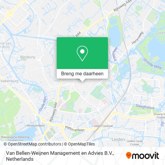 Van Bellen-Weijnen Management en Advies B.V. kaart