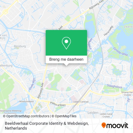 Beeldverhaal Corporate Identity & Webdesign kaart