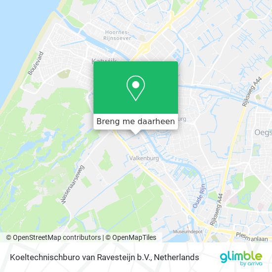 Koeltechnischburo van Ravesteijn b.V. kaart