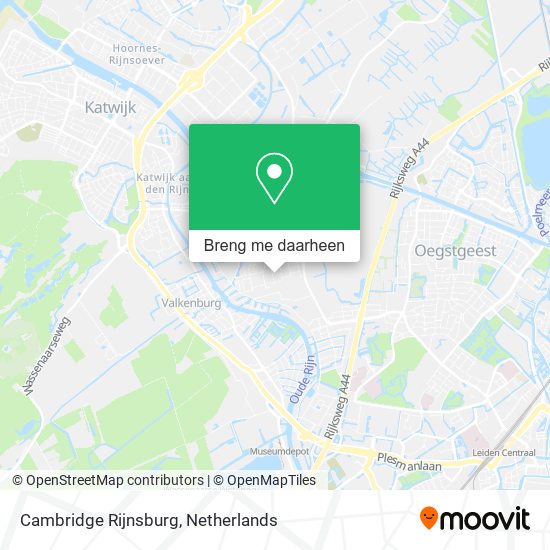 Cambridge Rijnsburg kaart