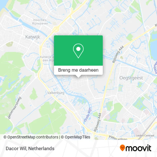 Dacor Wil kaart