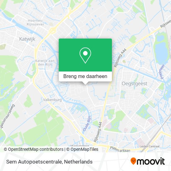 Sem Autopoetscentrale kaart