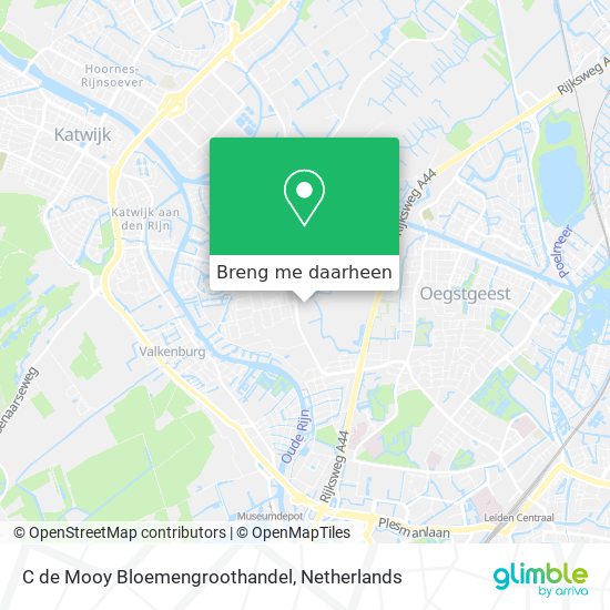 C de Mooy Bloemengroothandel kaart