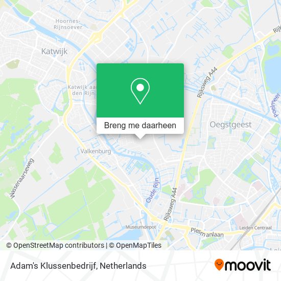 Adam's Klussenbedrijf kaart