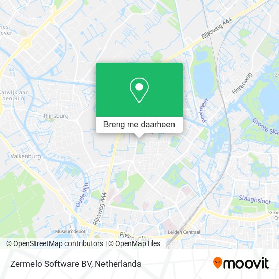 Zermelo Software BV kaart