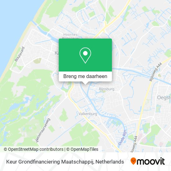 Keur Grondfinanciering Maatschappij kaart