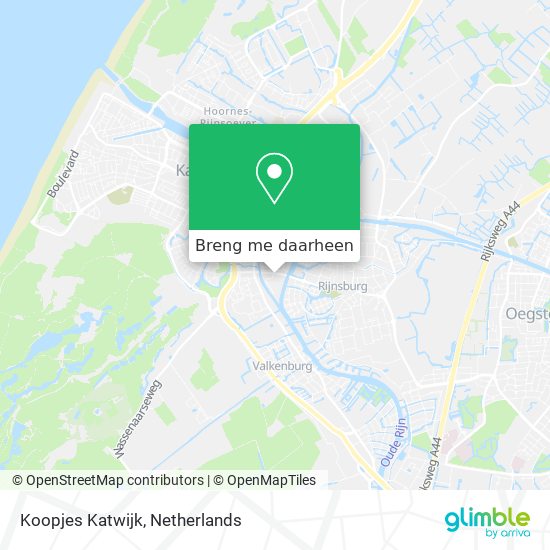 Koopjes Katwijk kaart