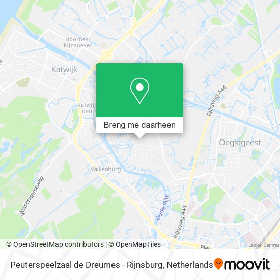 Peuterspeelzaal de Dreumes - Rijnsburg kaart