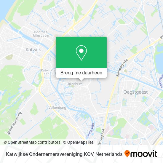 Katwijkse Ondernemersvereniging KOV kaart